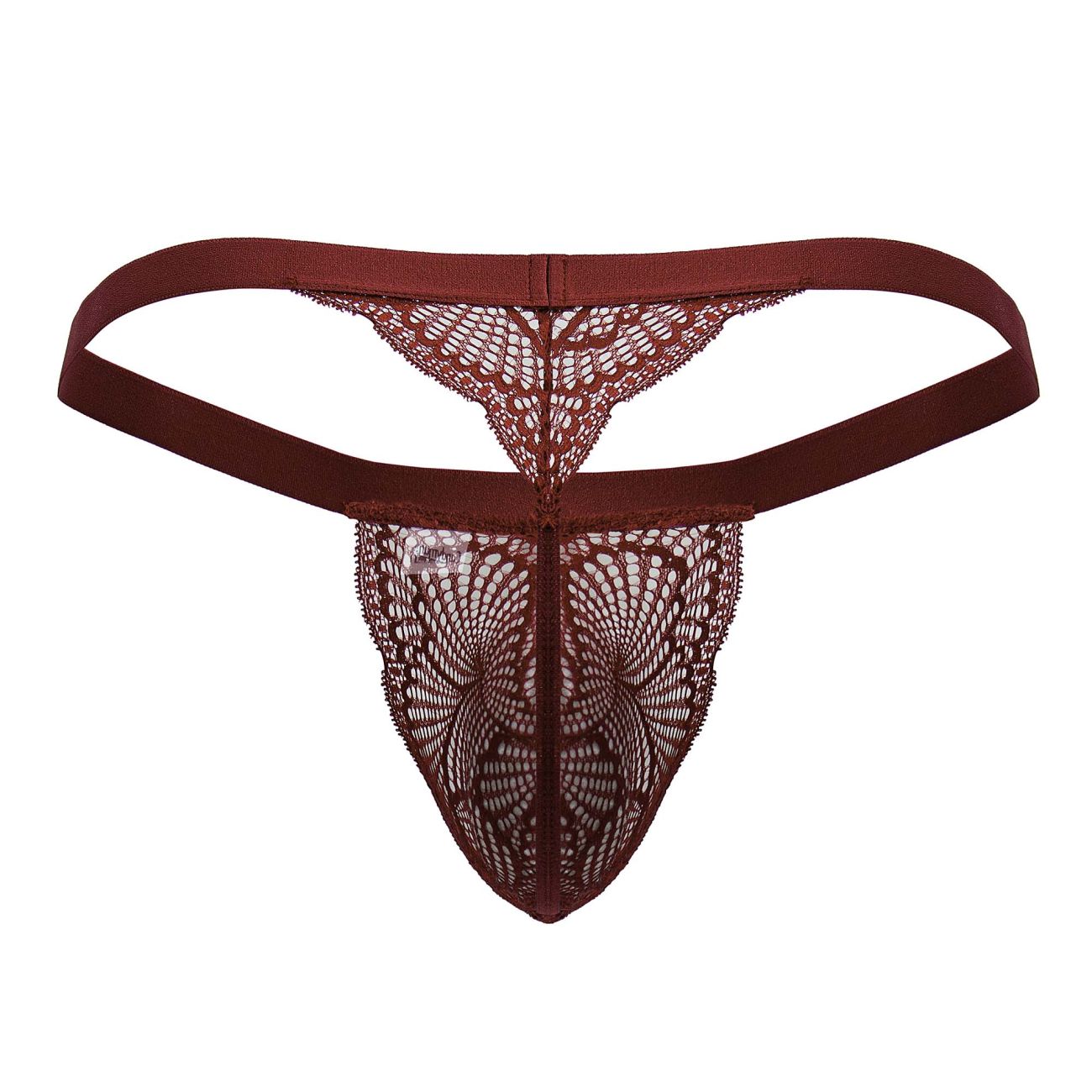 CandyMan 99823 Lace Thongs Wine