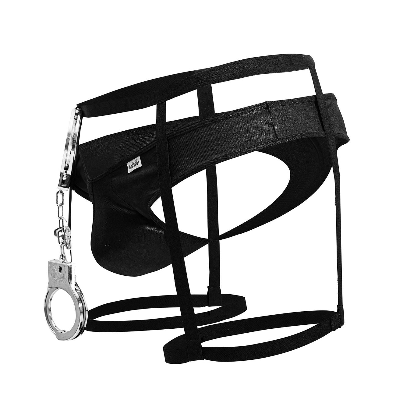 CandyMan 99835 Mens Police Outfit Costume Black