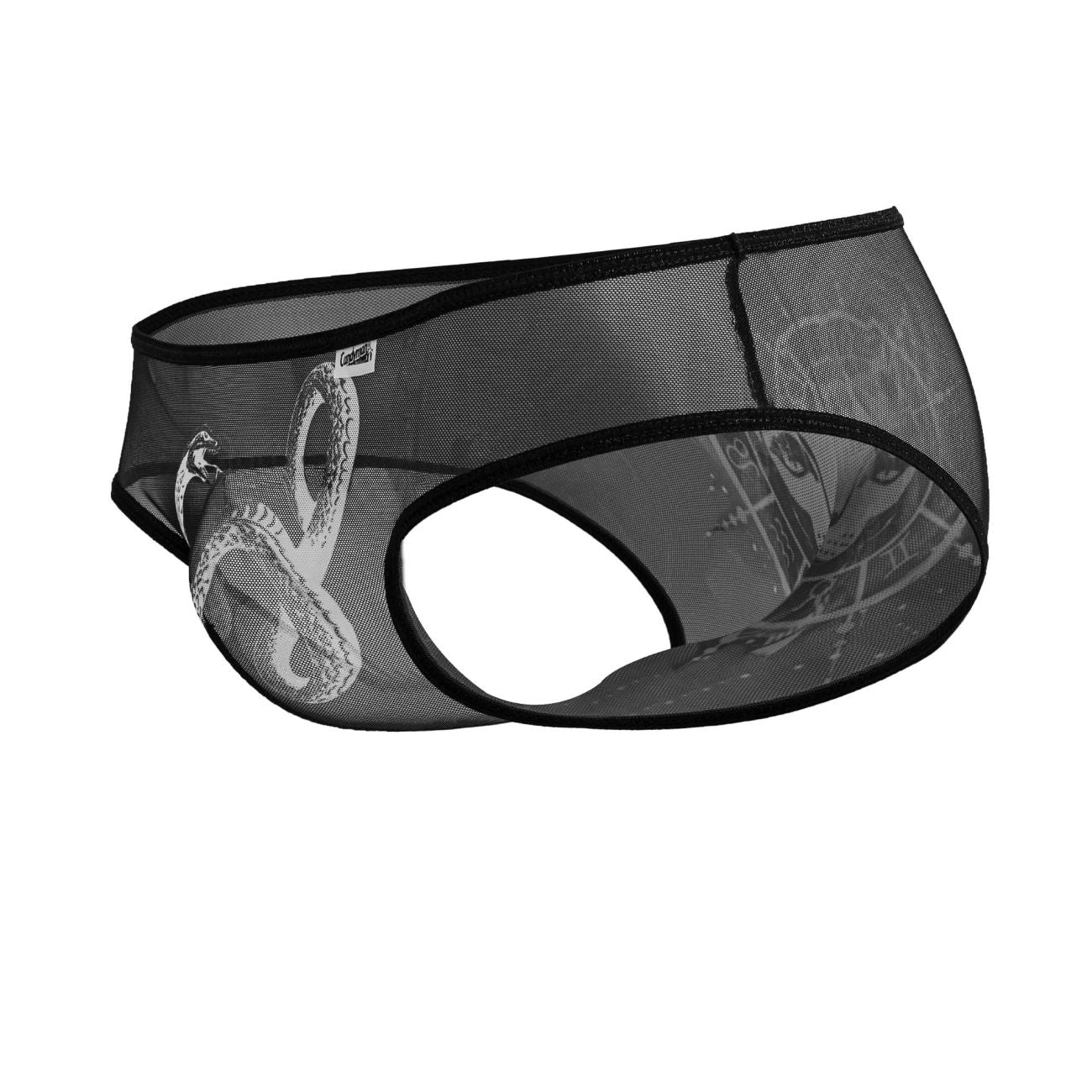CandyMan 99871 Egyptian Mens Sexy Briefs Black-White