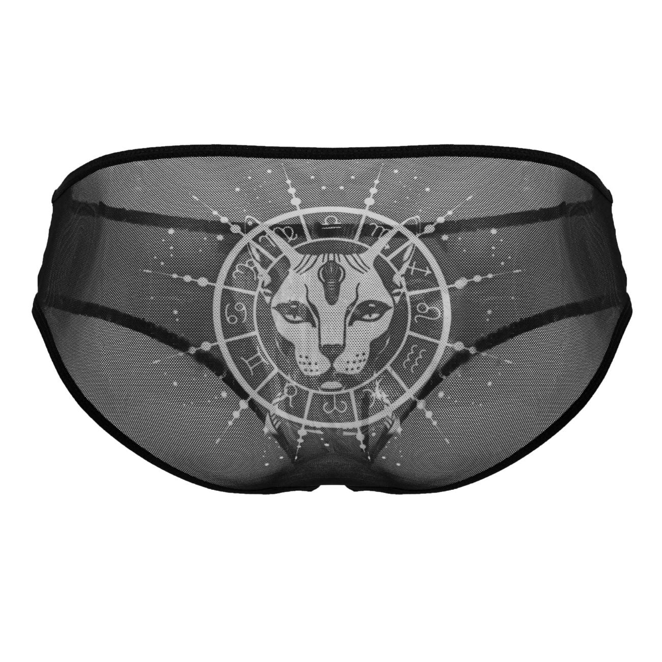 CandyMan 99871 Egyptian Mens Sexy Briefs Black-White