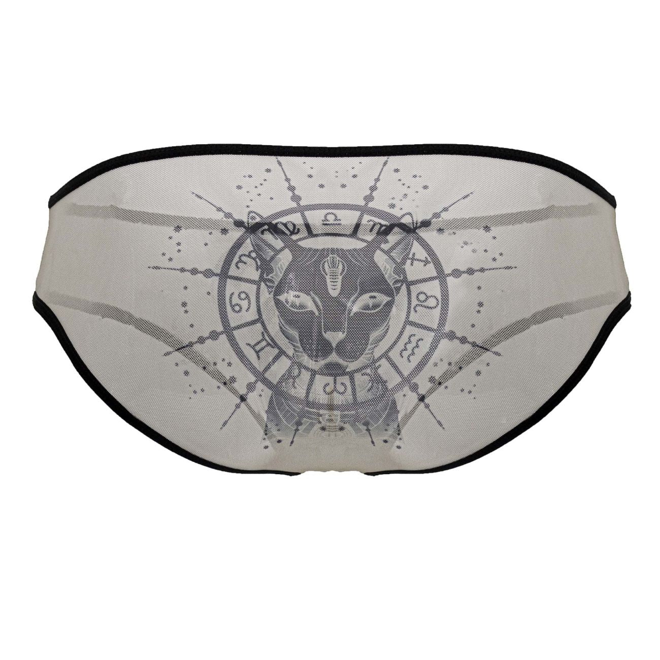 CandyMan 99871 Egyptian Mens Sexy Briefs Nude-Black