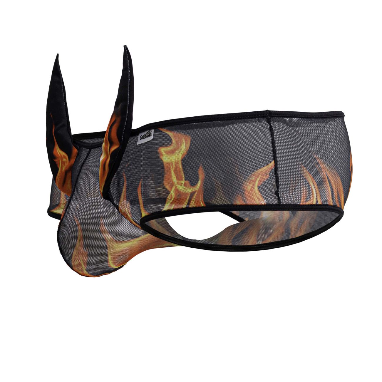 CandyMan 99917 Wicked Mens Devil Costume Trunks Black