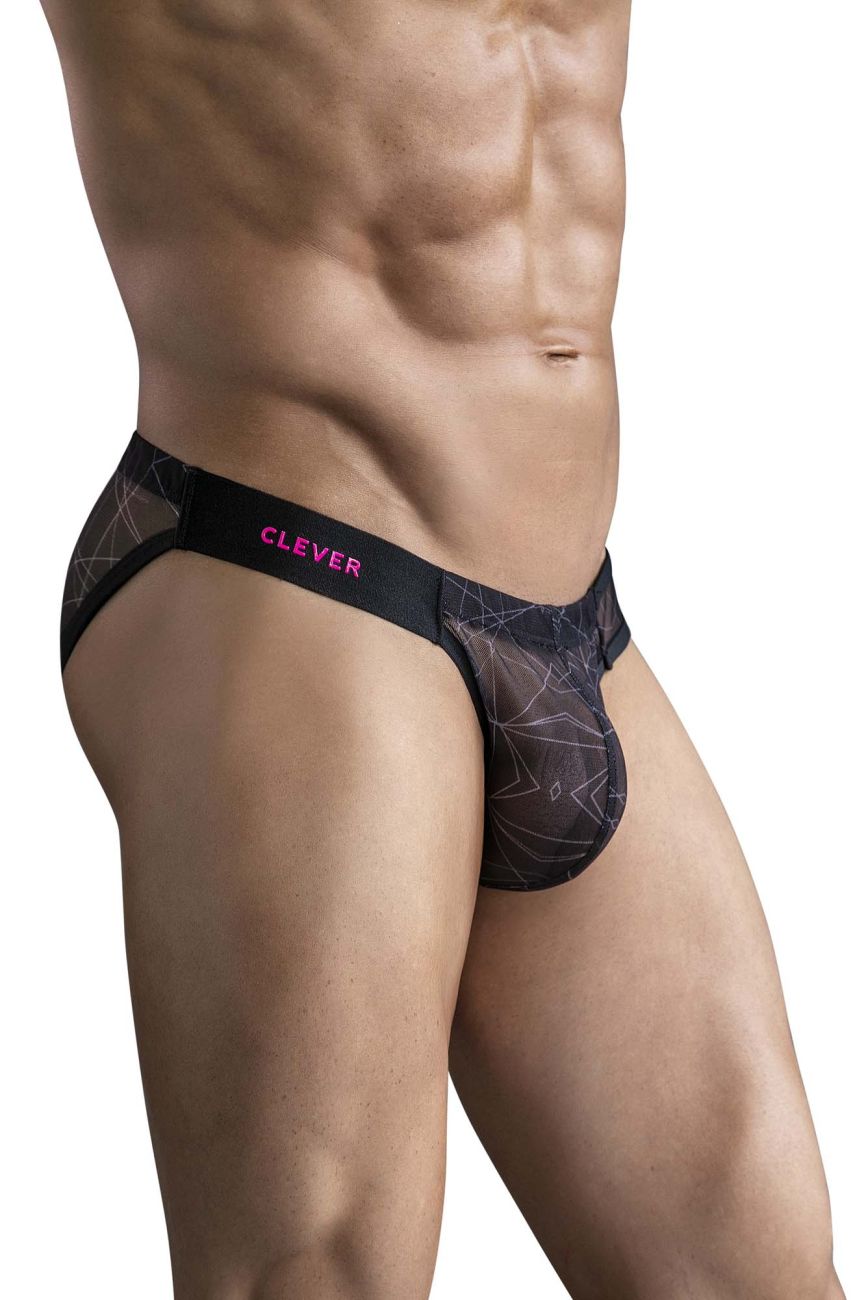 Clever 1747 Geometric Bikini Black