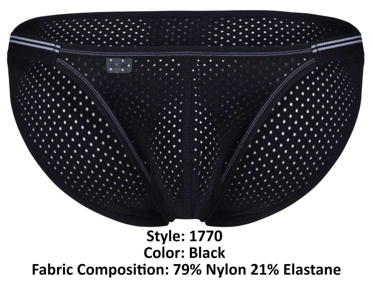 Clever 1770 Esencial Mens Sleek & Sexy Bikini Black