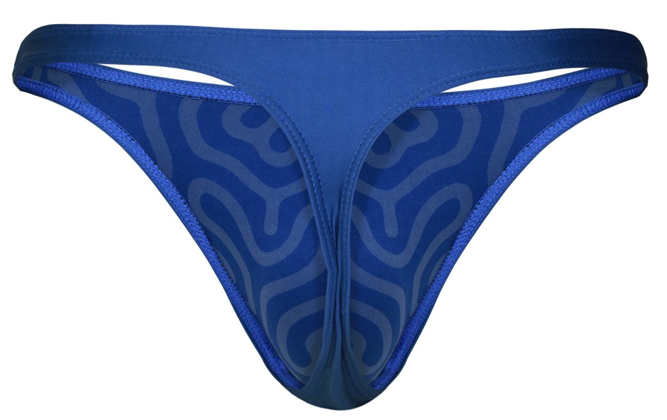 Clever 1773 Cactus Male Sleek Thong Blue