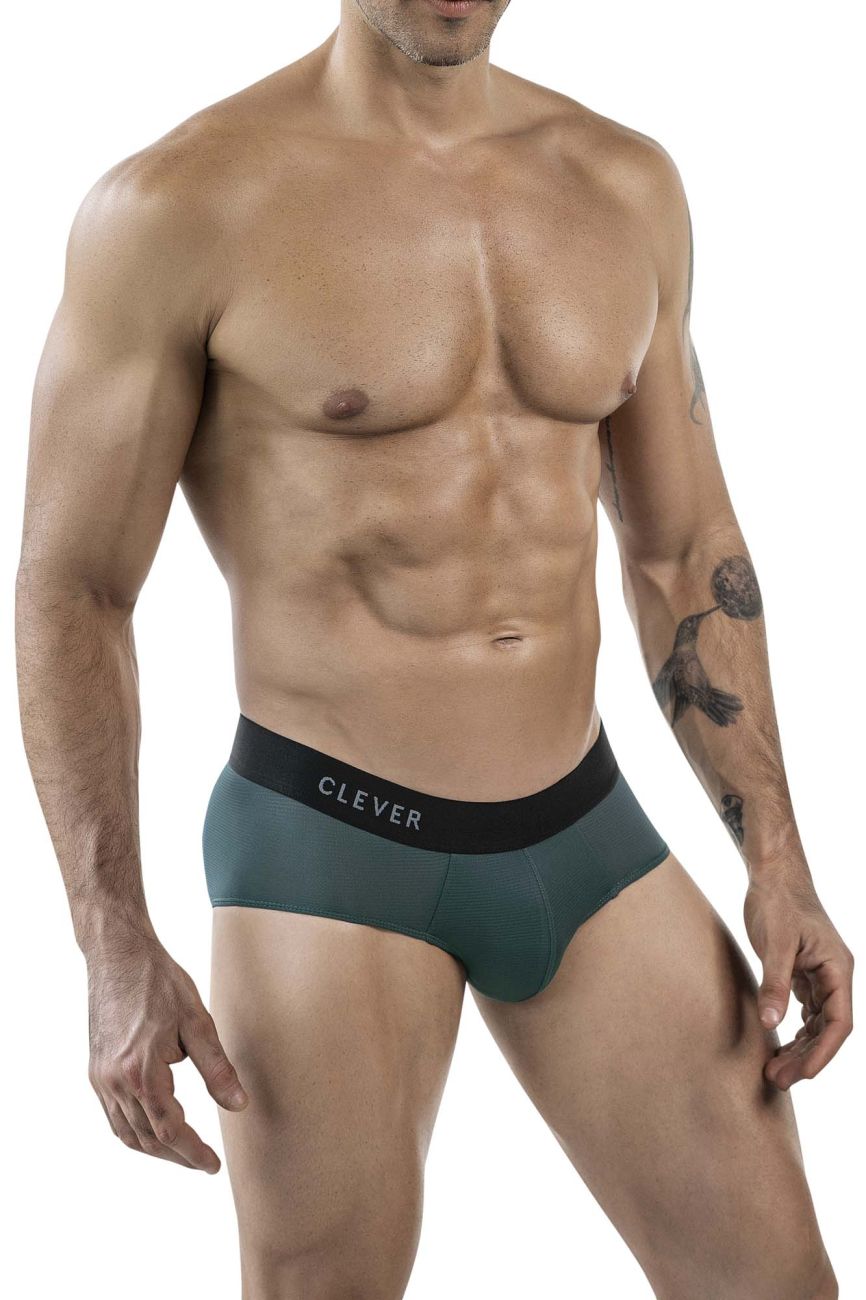 Clever 1862 Oneal Male Sleek & Modern Briefs Petrol Green