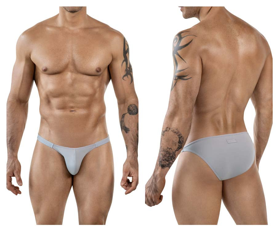 Clever 1865 Mens Oomph Minimal Bikini Brief Gray