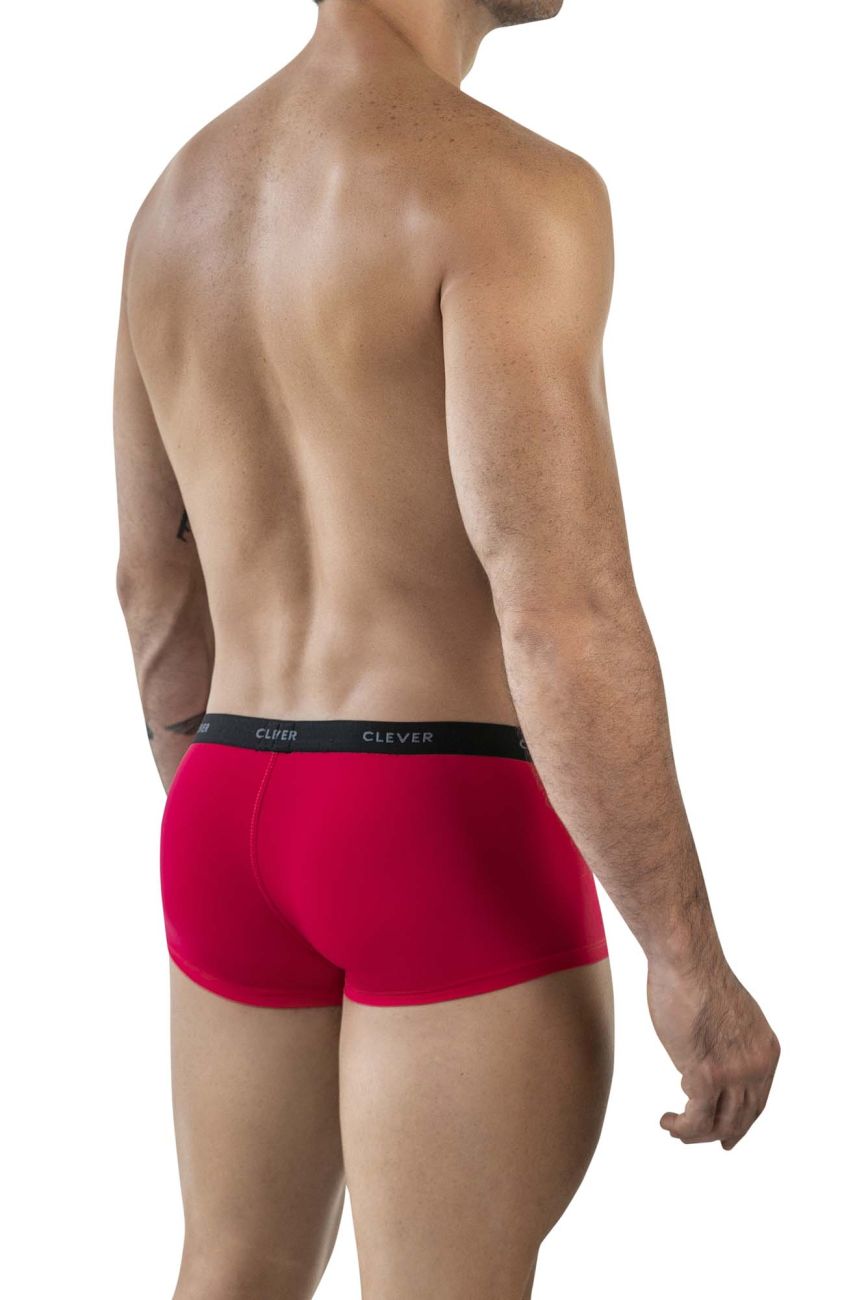 Clever 1866  Mens Tokio Cut Out Front Trunks Red