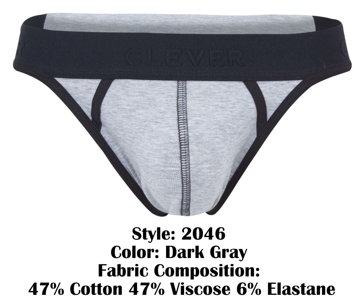 Clever 2046 Catamarca Mens Bold & Sporty Thongs Dark Gray