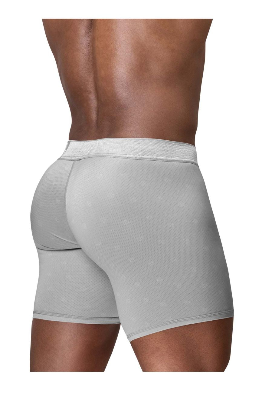 ErgoWear EW1761 FEEL SE Mens Sleek Boxer Briefs Silver