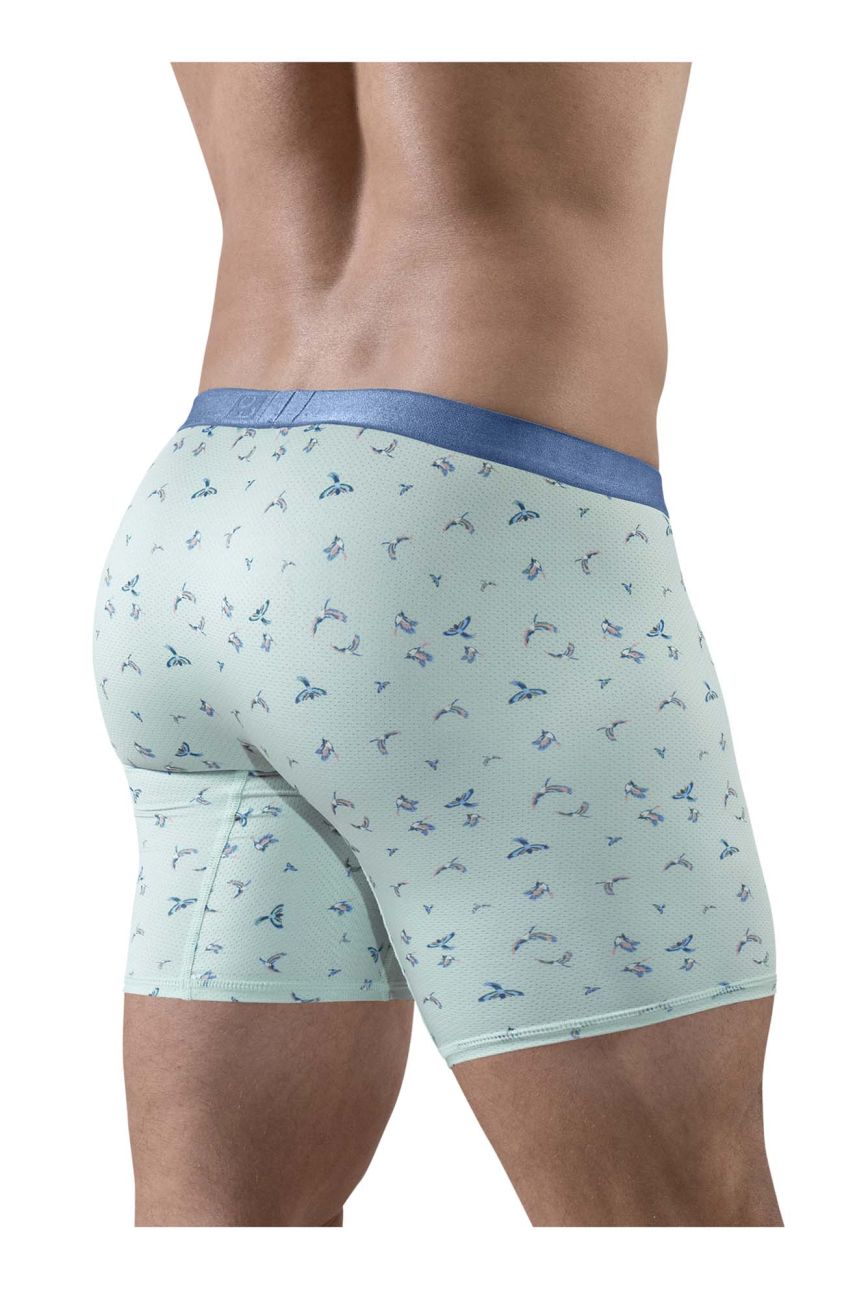 ErgoWear EW1779 SLK SE Male Comfortable Boxer Briefs Frost Birds