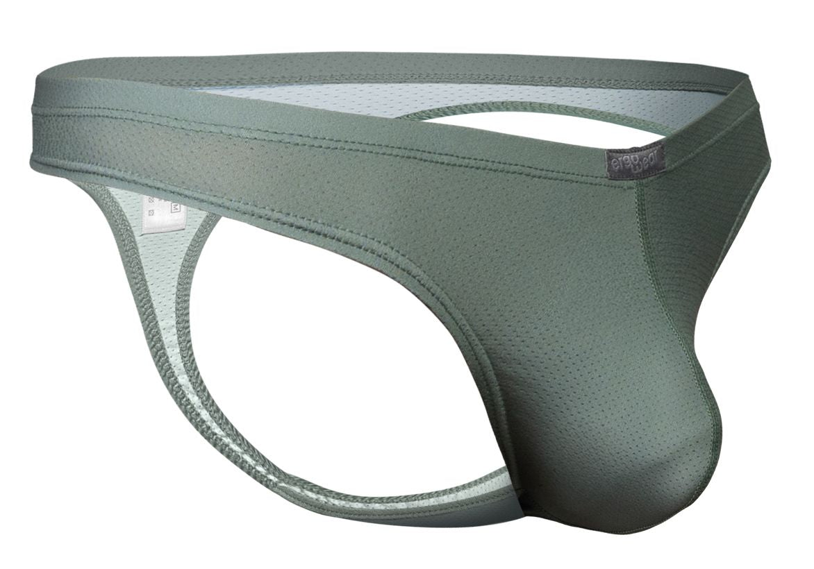 ErgoWear EW1801 X4D SE Mens Feels Like Air Thong Olive Green