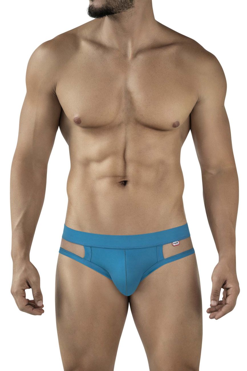 Pikante 2114 Lenox Mens Modern Minimalist Briefs Blue