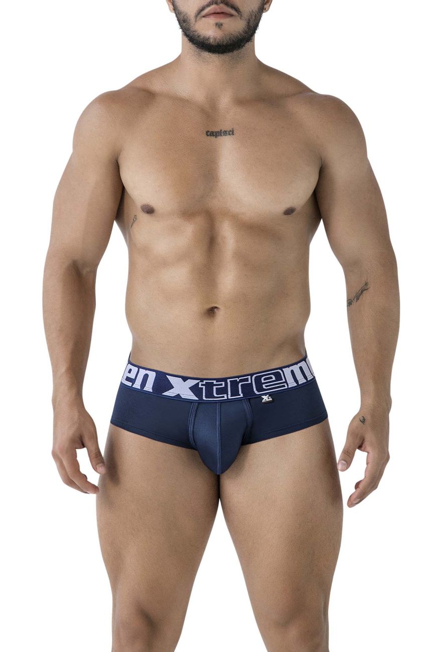 Xtremen 41316 Mens Comfortable Microfiber Briefs Navy