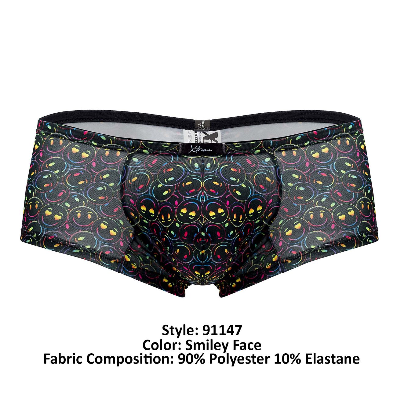 Xtremen 91147 Printed Microfiber Trunks Smiley Face