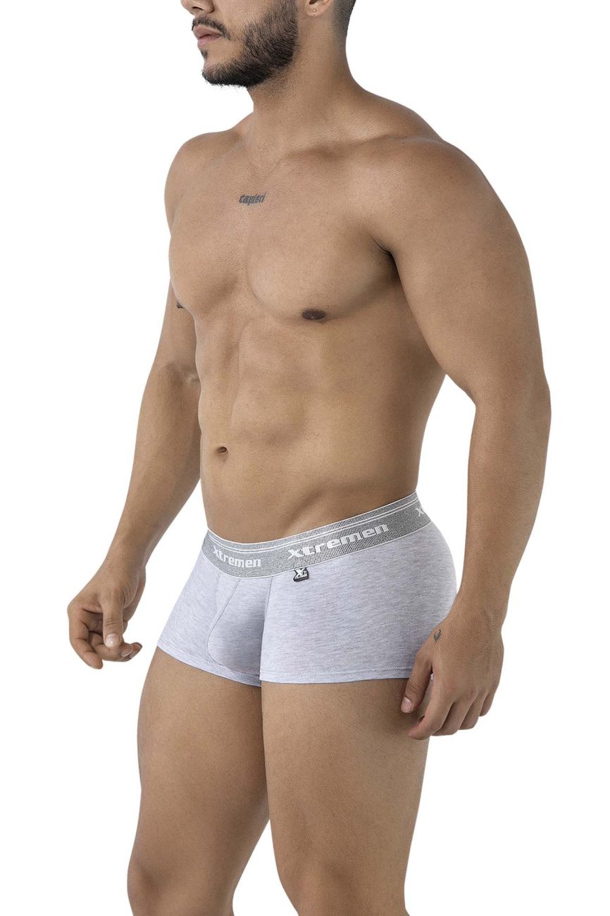 Xtremen 91205B Cotton Blend Trunks Jasper Gray