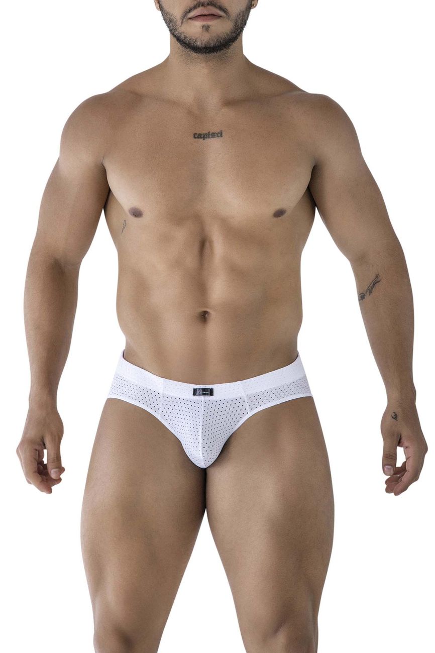 Xtremen 91213B MenSilky Microfiber Briefs White