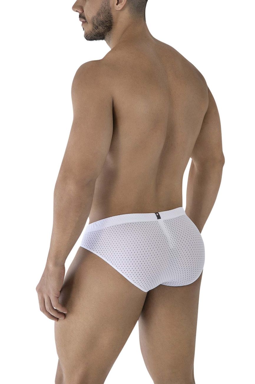 Xtremen 91213B MenSilky Microfiber Briefs White
