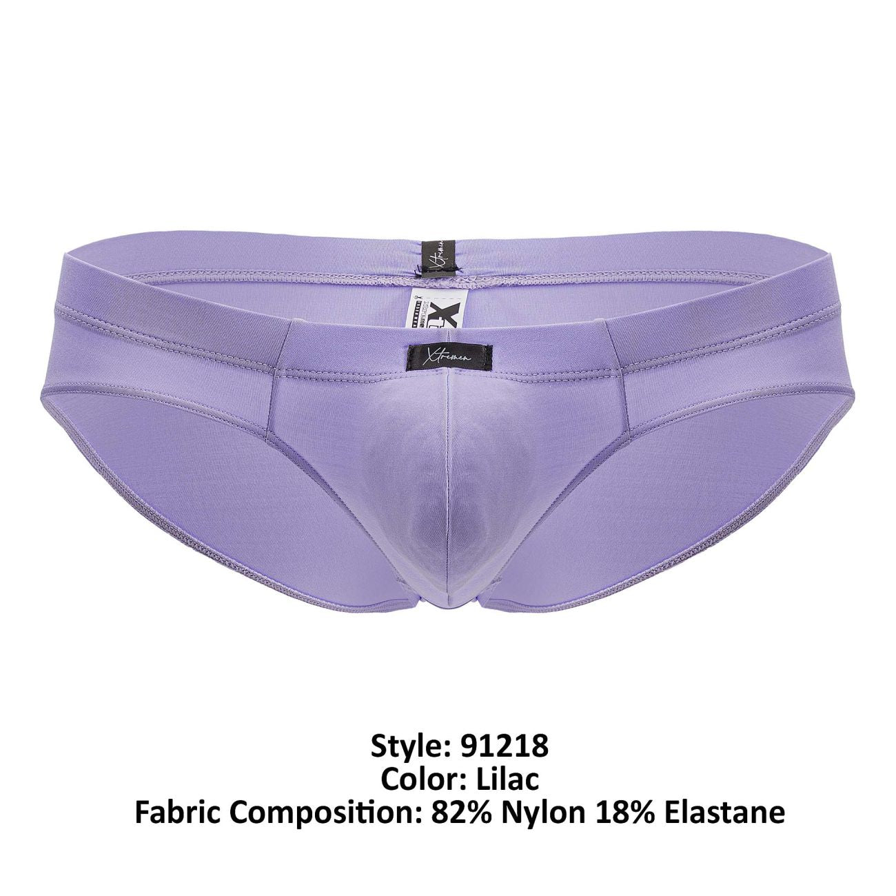 Xtremen 91218 Mens Pastel Coloured Microfiber Briefs Lilac