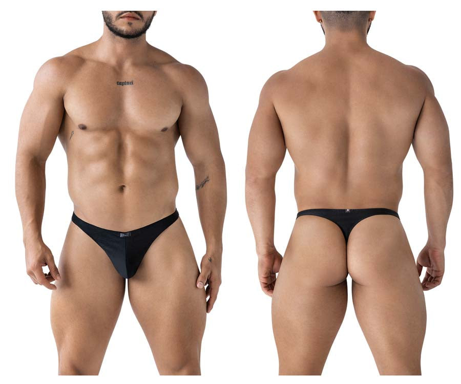 Xtremen 91232 Mens Microfiber Contoured Thongs Black