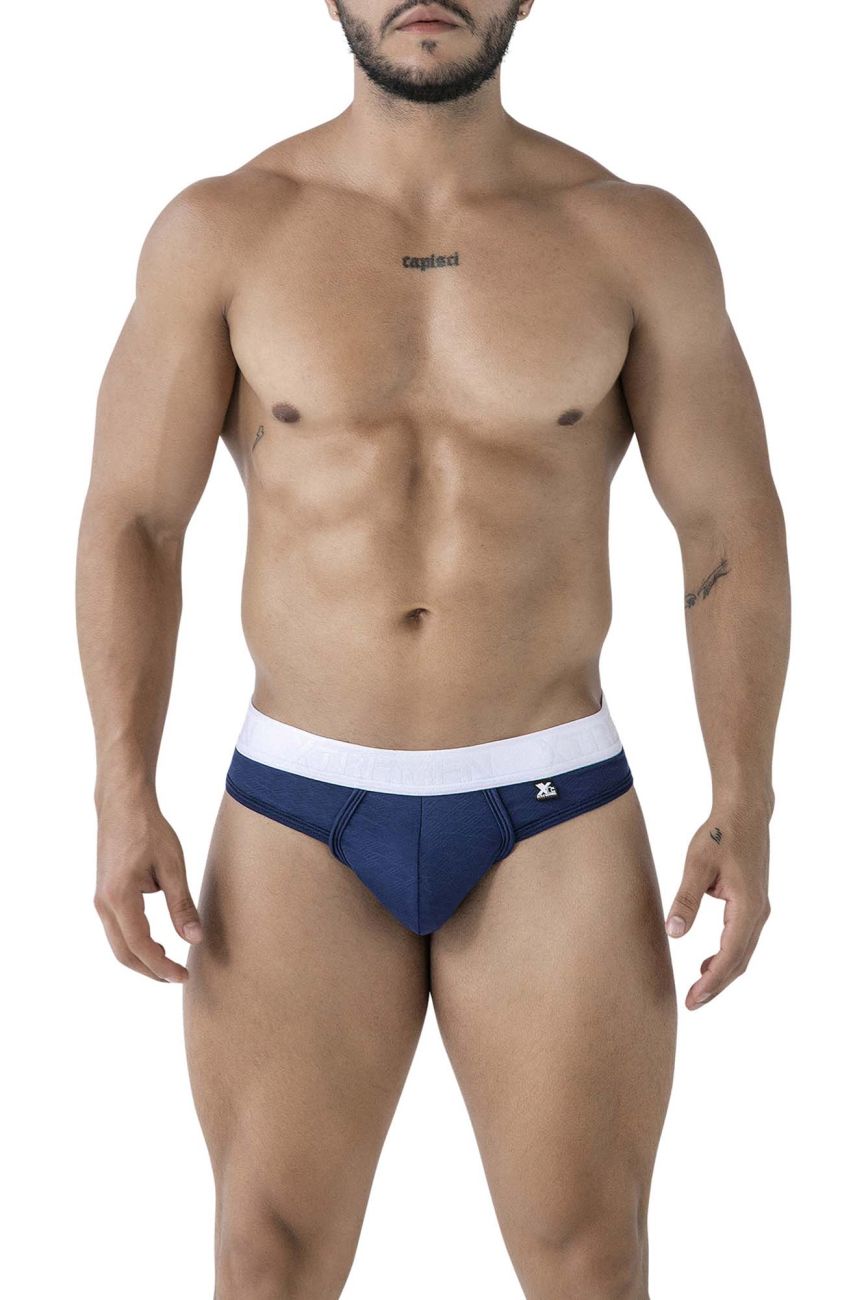 Xtremen 91241 Male Soft & Comfortable Microfiber Thongs Dark Blue