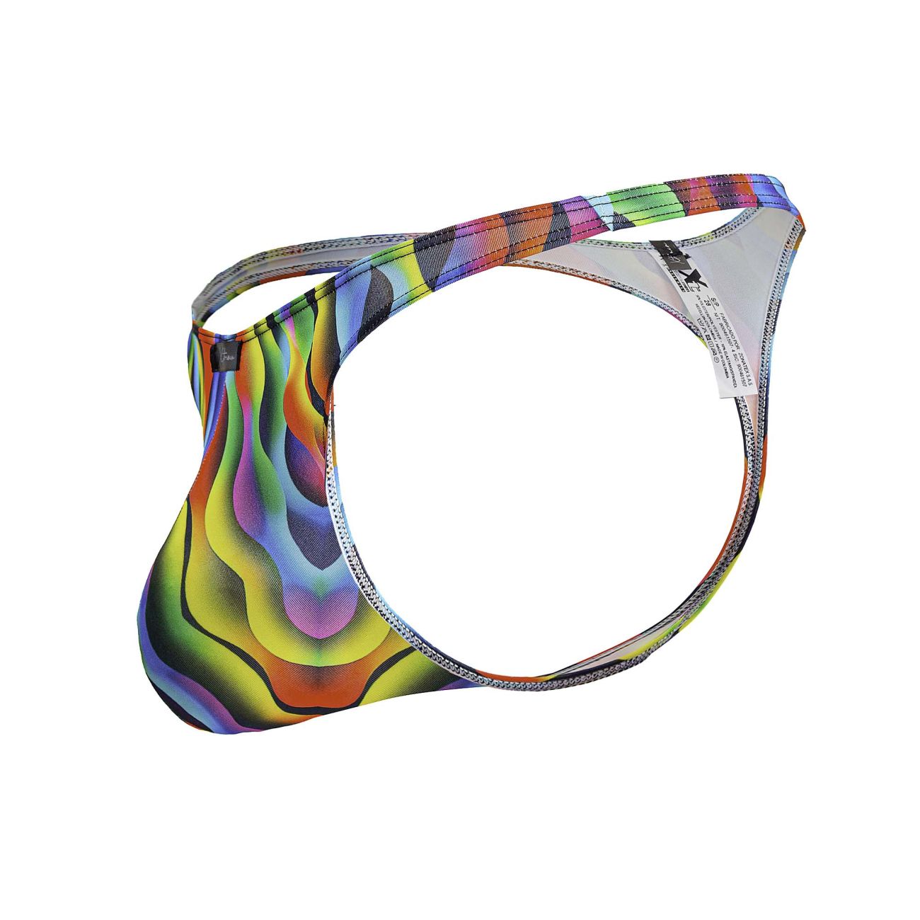 Xtremen 91247 Mens Printed Colourful Thongs Waves