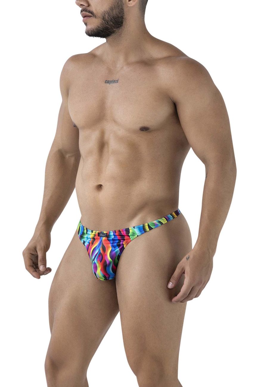 Xtremen 91247 Mens Printed Colourful Thongs Waves