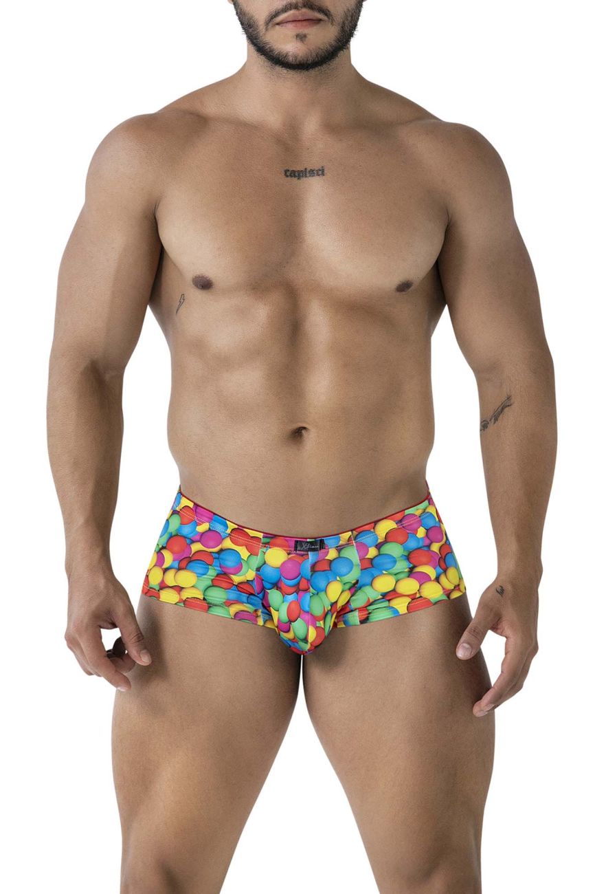 Xtremen 91249 Printed Mens Colourful Trunks Bubbles