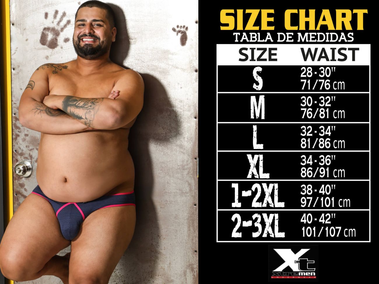 Xtremen 51478C Microfiber Jacquard Trunks Grey