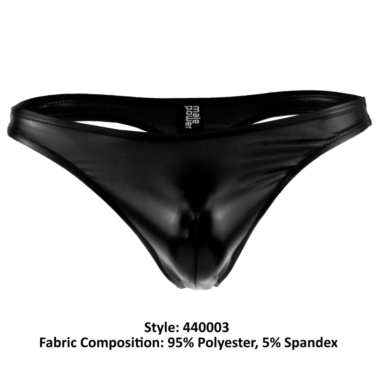 Male Power 440003 Liquid Onyx Classic Thong