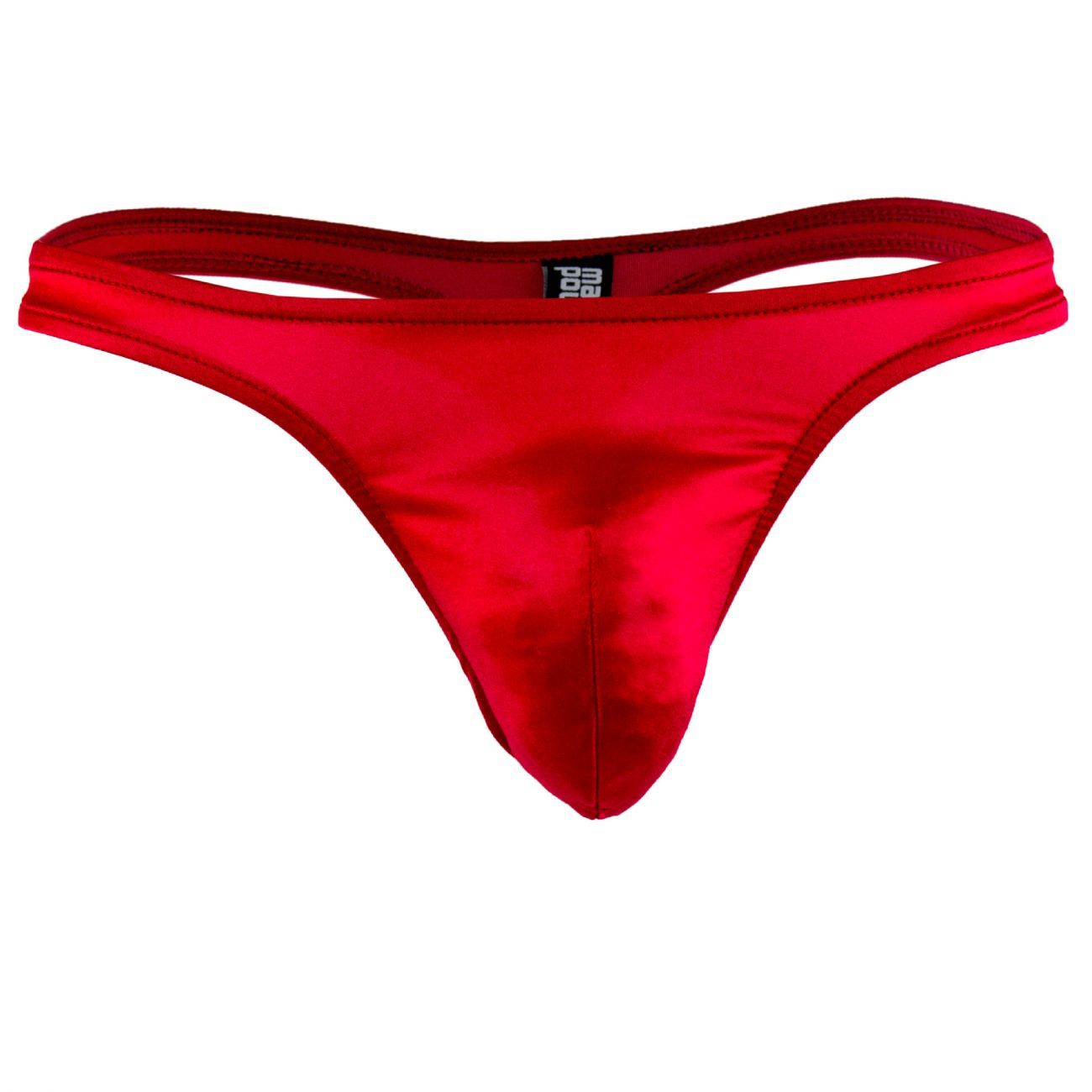Male Power 442076 Satin Lycra Sexy Thong Red