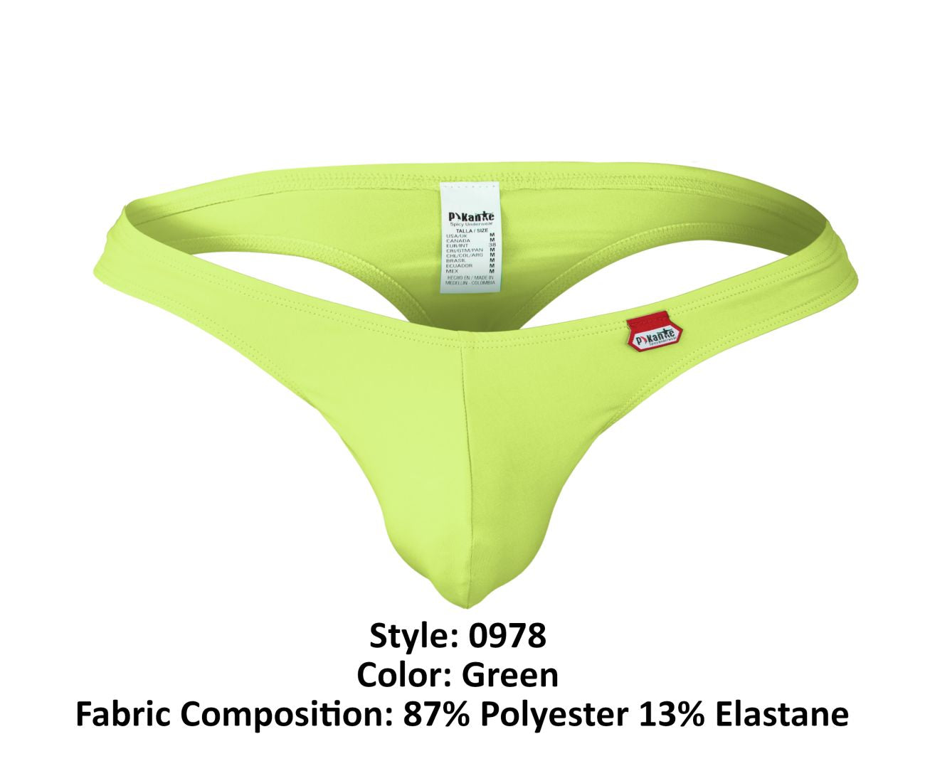 Pikante 0978 Angola Thongs Green