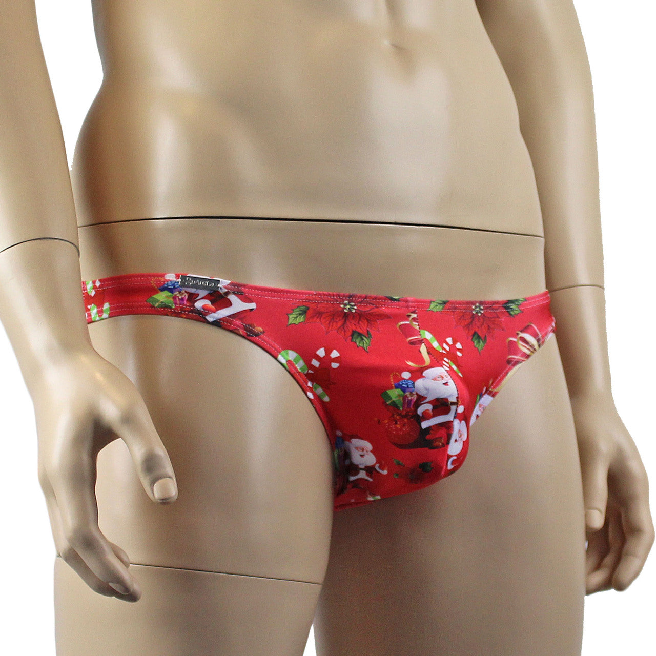 Mens Christmas Santa Low Rise Bikini Brief