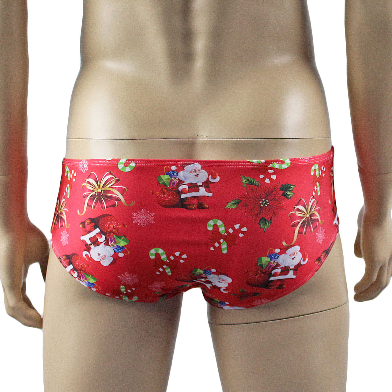 Mens Christmas Santa Low Rise Boxer Shorts