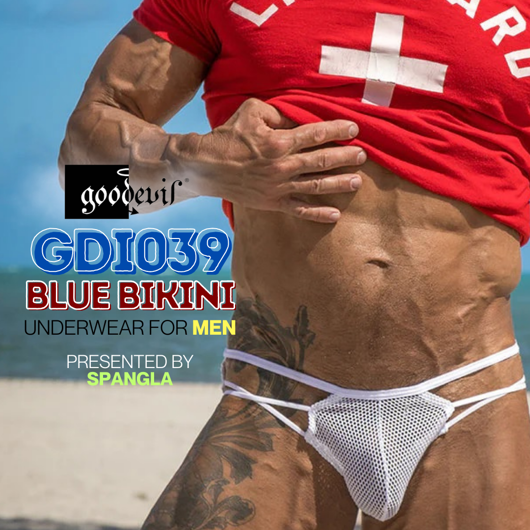 Air It Out and Flaunt It with the Good Devil Mesh Bikini Brief Underwear for Men!