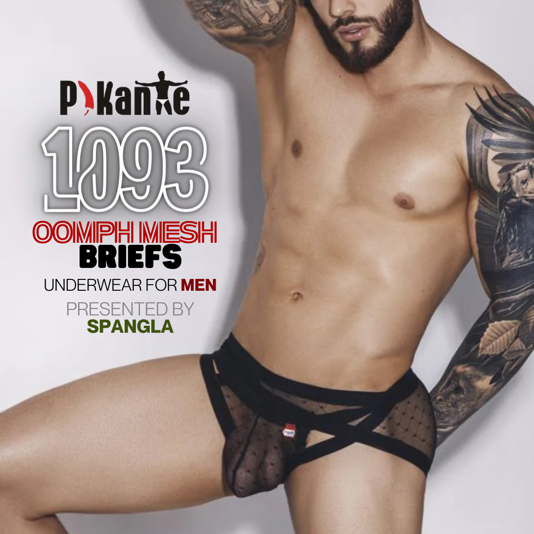 See Through the Drool-Worthy Treat Underneath with the Pikante Oomph Mesh Briefs!