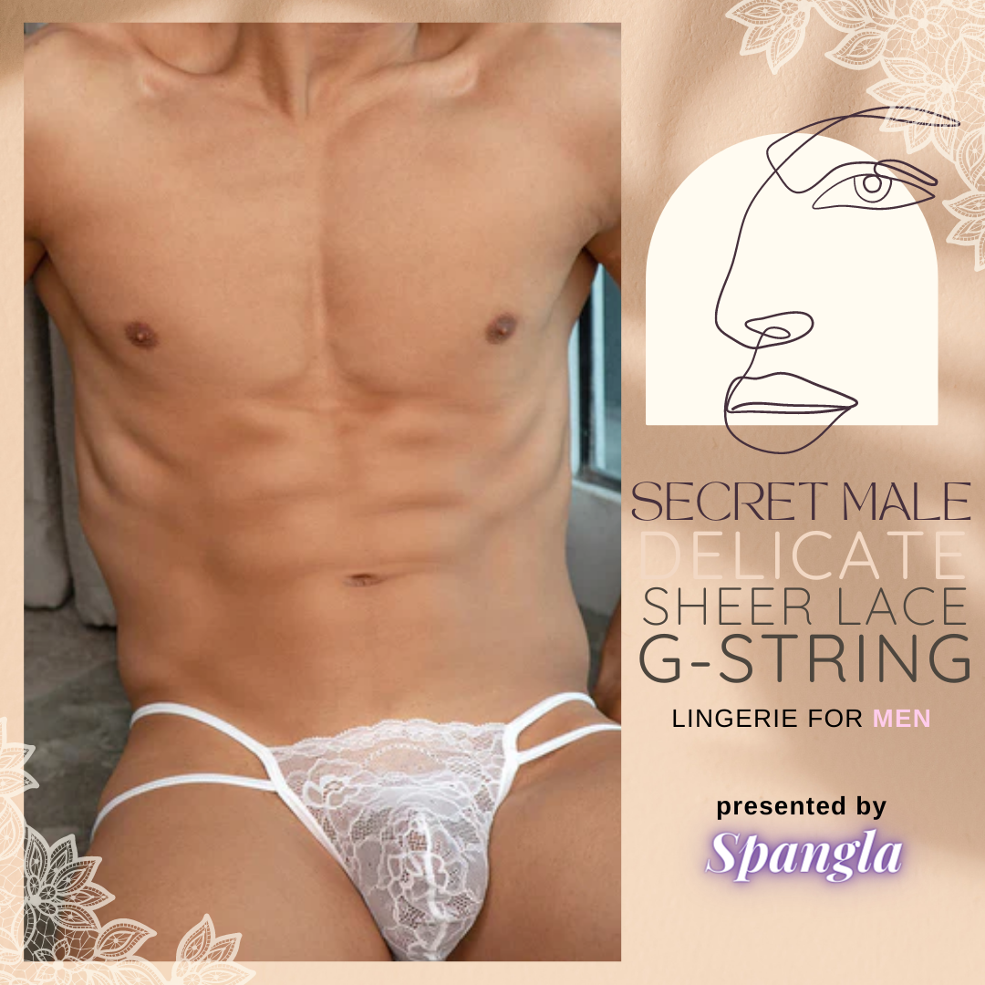 Delicate But Durable for the Male Body – the Secret Male Delicate Sheer Lace G-string