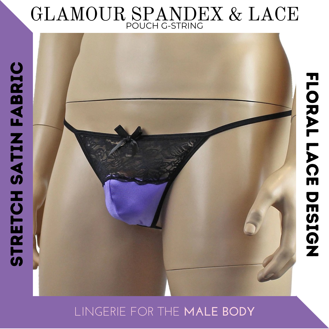 The Glamour in a Minimalist G-string Lingerie Design for Men