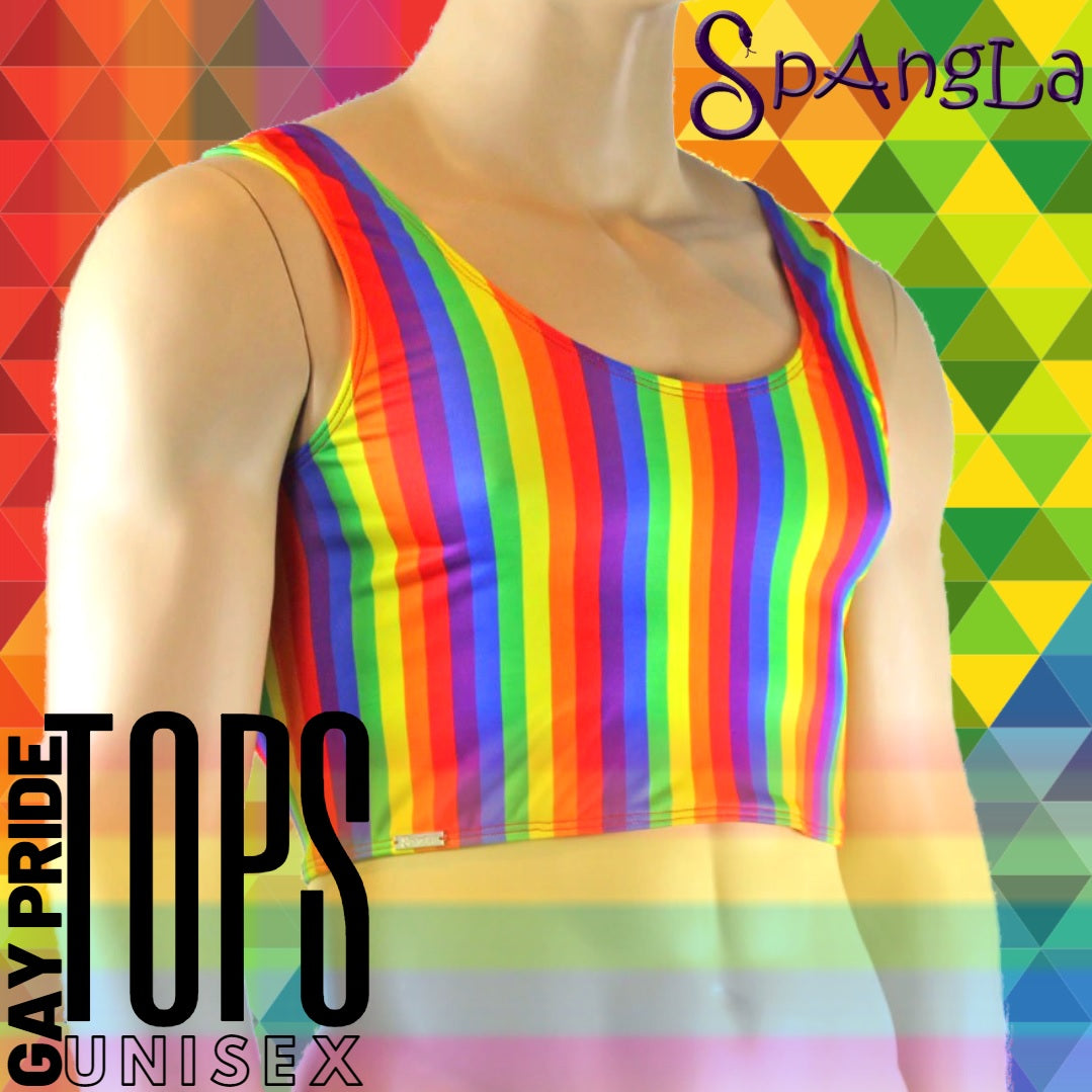 Spangla Pride Tops for Parades and Private Moments