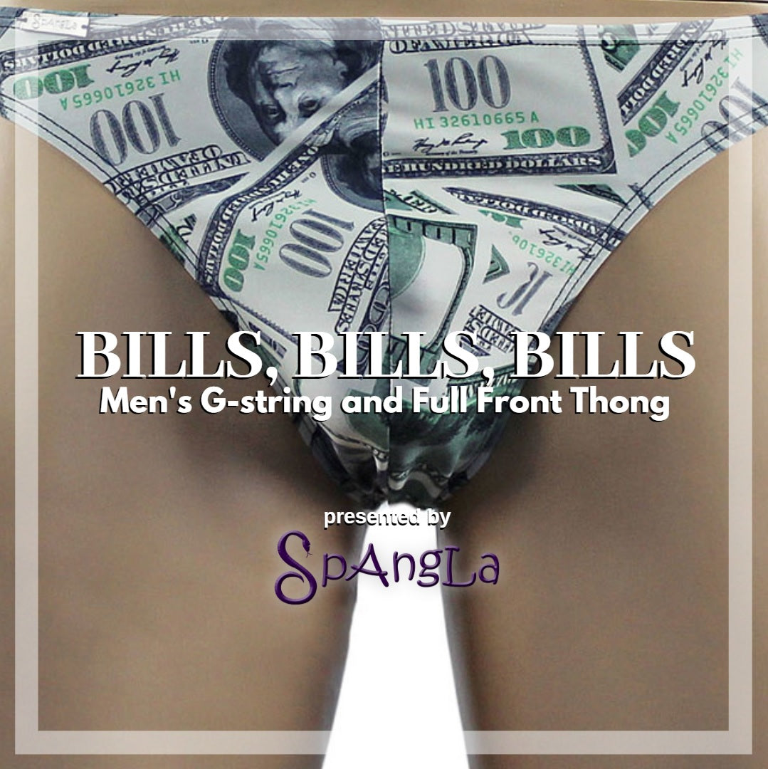 Flash Them Dollar Bills with the Spangla G-string and Thong Underwear!