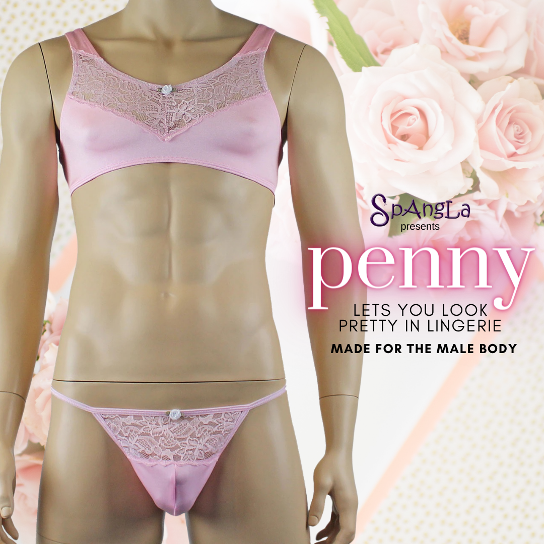 Spangla’s PENNY Mens Lingerie Ensemble Leaves a Silky Satin Feel to the Skin!