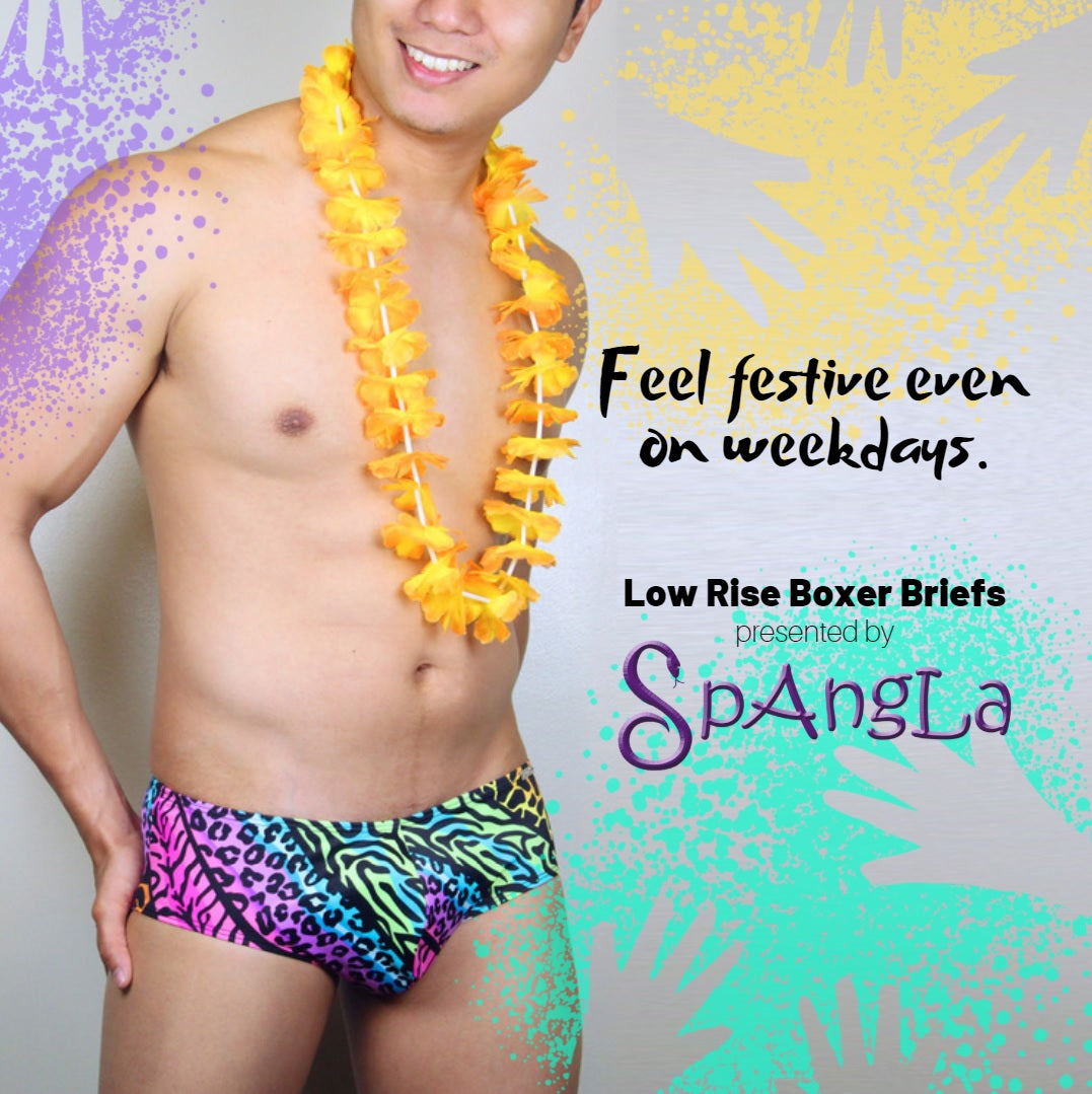 It’s All Fun and Festive in a Low Rise Boxer Brief by Spangla!