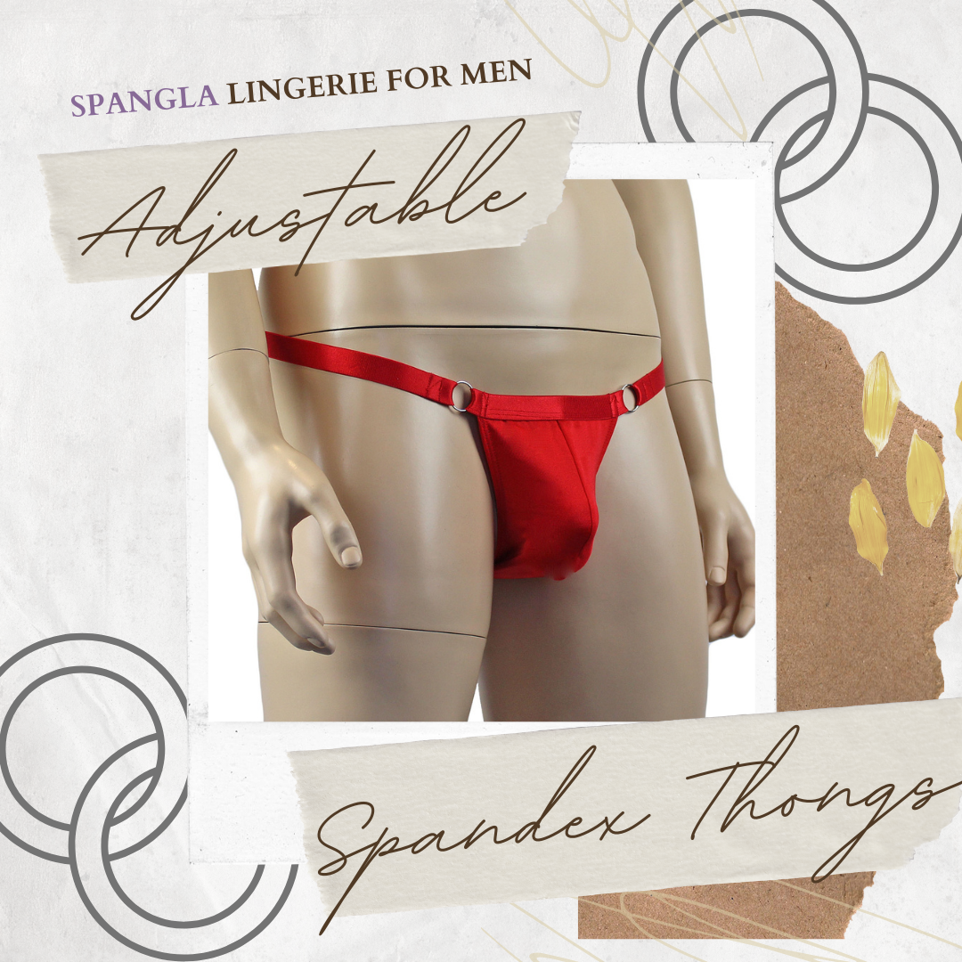 This Stunning Spandex Thong by Spangla Adjusts for a Sensational Fit