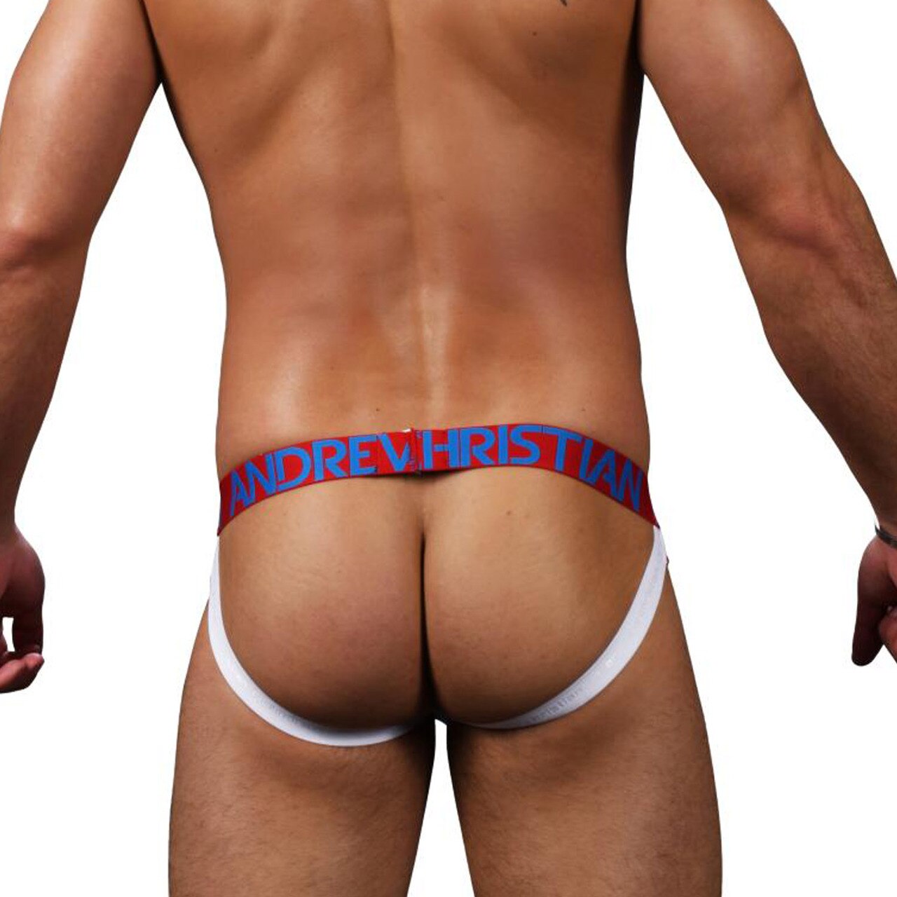 JCSTK - Mens Andrew Christian Out & Proud Rainbow Brief Jock Strap