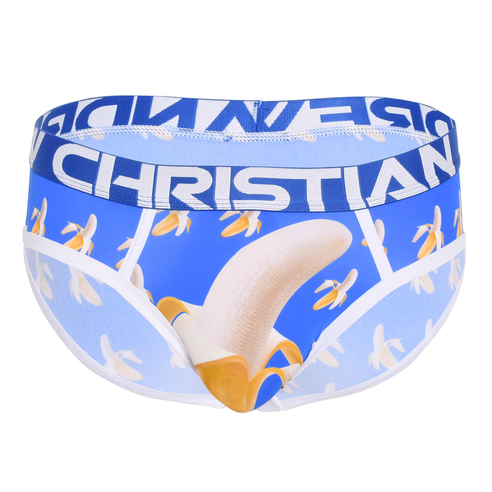 JCSTK - Andrew Christian AC-92758 Banana Brief Underwear for Men w/ ALMOST NAKED® Printed