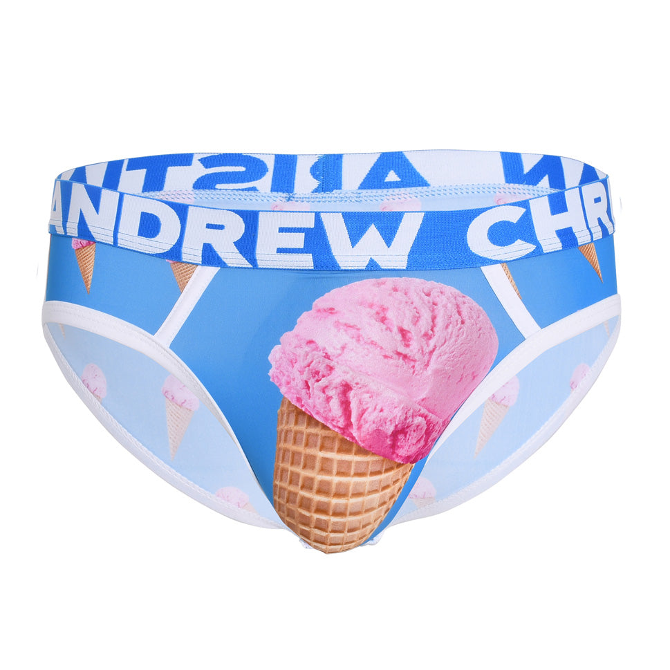 JCSTK - Andrew Christian AC-92815 Mens Ice Cream Brief Underwear w/ ALMOST NAKED® Printed