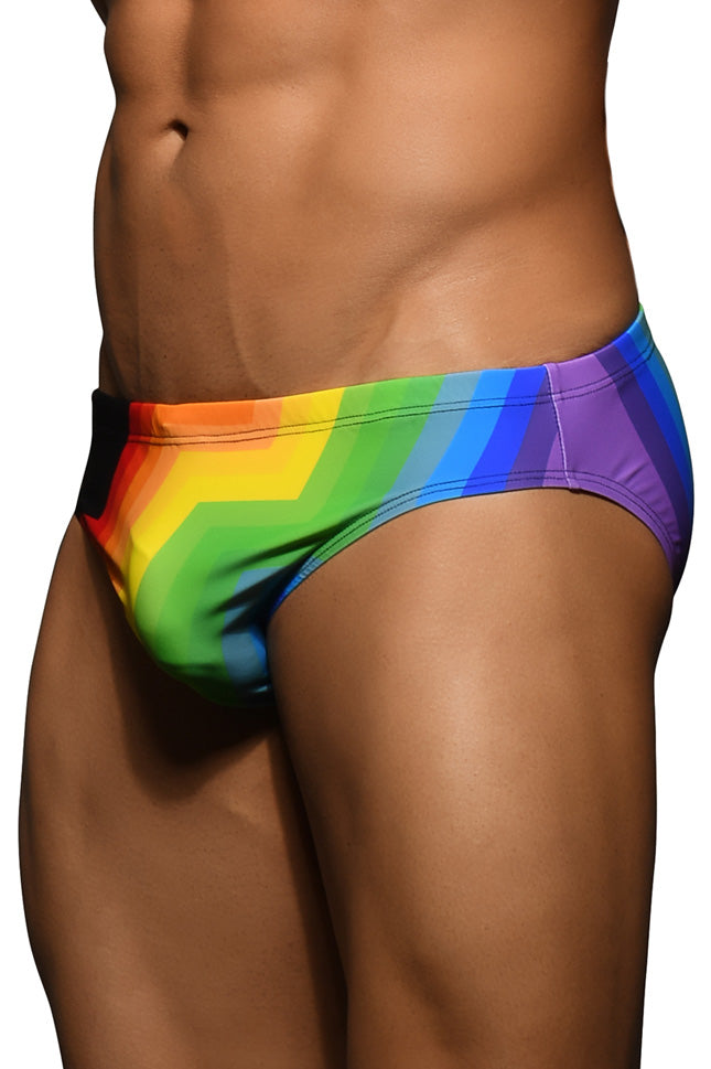 JCSTK - Andrew Christian AC-70015 Pride Vision Underwear Bikini Swimwear for Men Printed