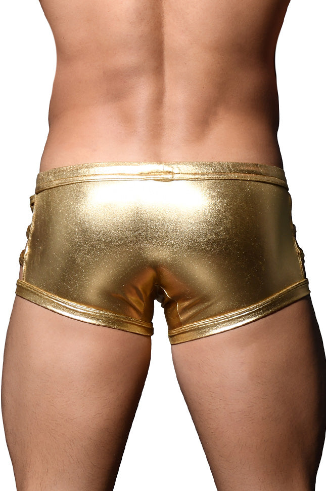 JCSTK - Andrew Christian AC-7995 Unleashed Golden Trunk Boxer Brief Mens Underwear