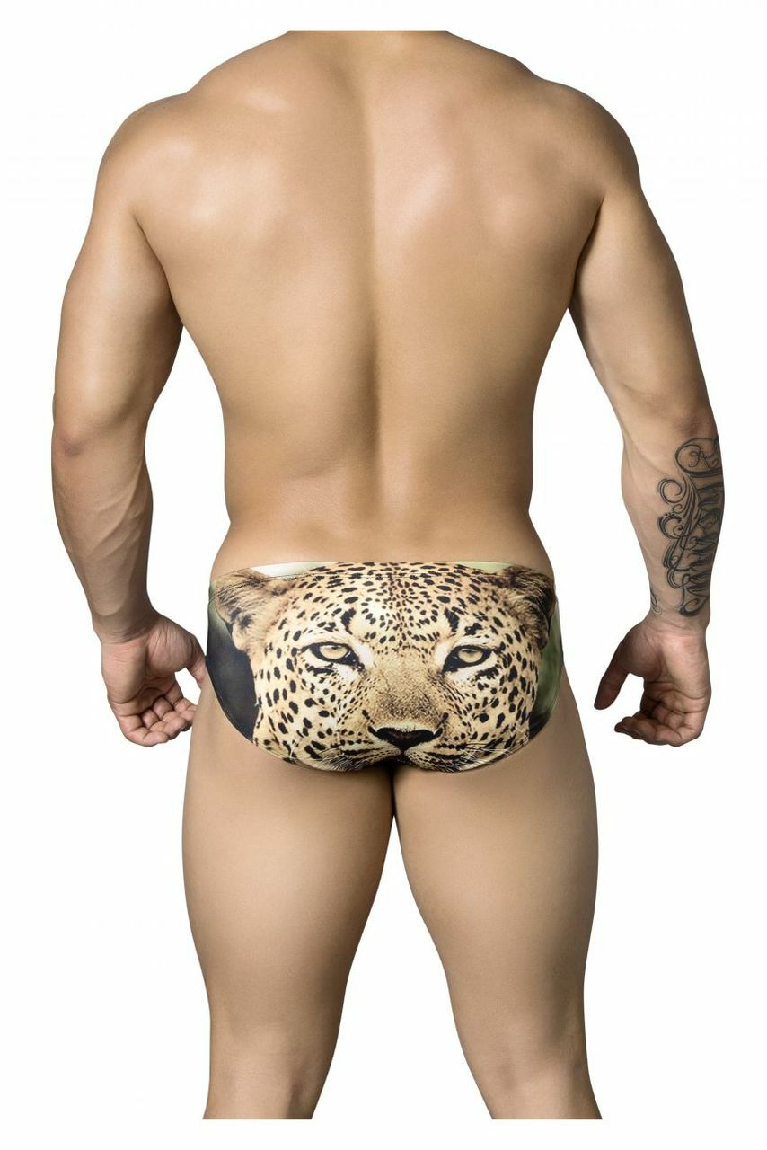 JCSTK - Mens Cheetah Face Bikini Brief