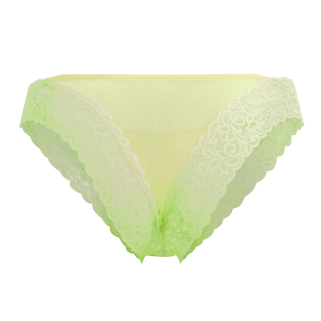 JCSTK - CandyMan 99506 Mesh-Lace Thongs Hot Green